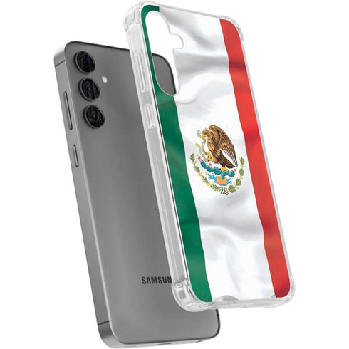 Mexico Flag Galaxy S24 Plus Clear Case